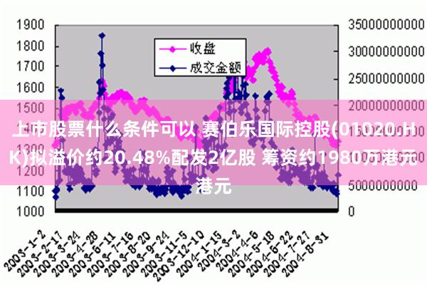 上市股票什么条件可以 赛伯乐国际控股(01020.HK)拟溢价约20.48%配发2亿股 筹资约1980万港元