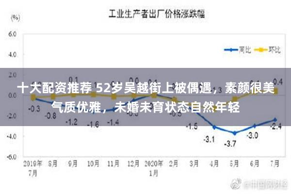 十大配资推荐 52岁吴越街上被偶遇，素颜很美气质优雅，未婚未育状态自然年轻