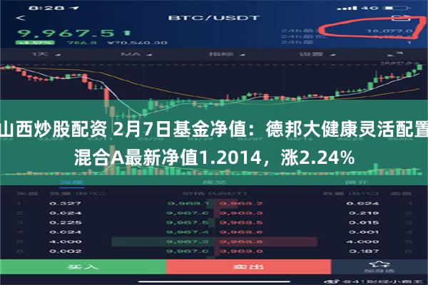 山西炒股配资 2月7日基金净值：德邦大健康灵活配置混合A最新净值1.2014，涨2.24%